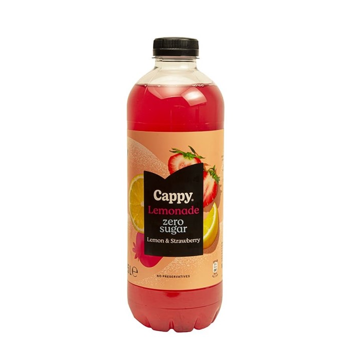 CAPPY LEMONADE ZERO PINK 1,25l COCA COLA