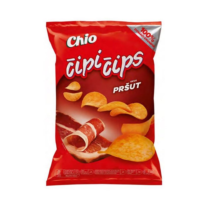 ČIPI ČIPS PRŠUT 140g FIBIS