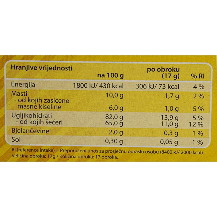 ČOKOLADA BANANICA 289g LEVENTIĆ ULTRA