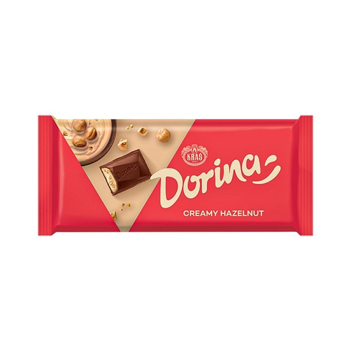 ČOKOLADA DORINA CREAMY HAZELNUT 98g KRAŠ