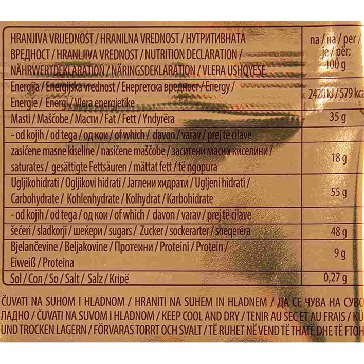 ČOKOLADA DORINA NAPOLITANKA 290g KRAŠ