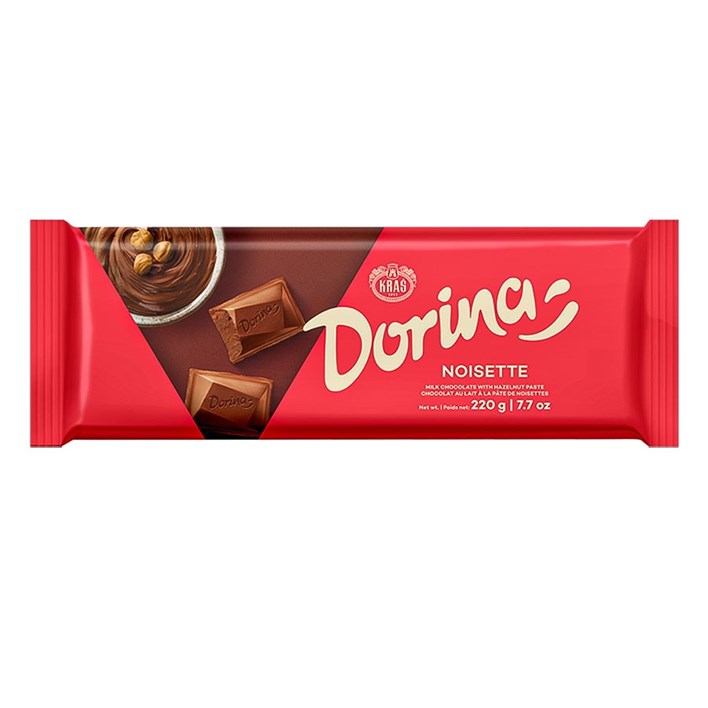 ČOKOLADA DORINA NOISETTE 220g KRAŠ