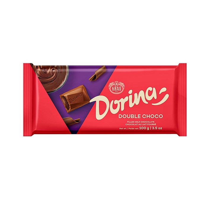 ČOKOLADA DORINA PUNJENA DOUBLE CHOCO 100g KRAŠ