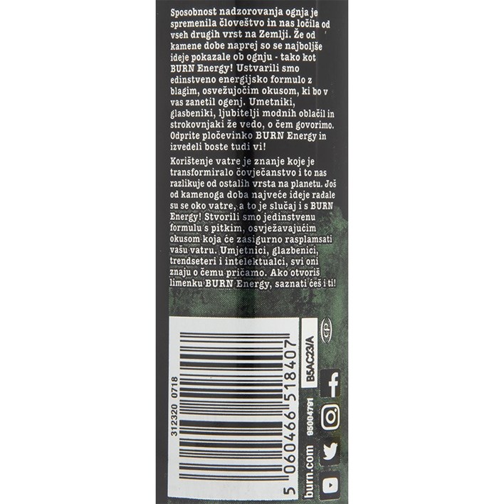 ENERGETSKI NAPITAK BURN APPLE KIWI 250ml COCA COLA