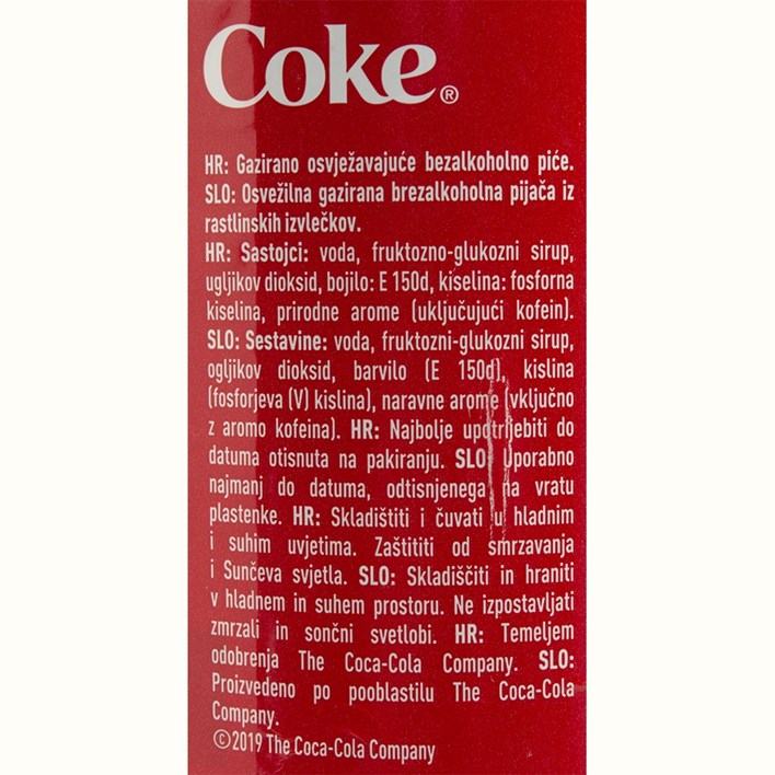 SOK GAZIRANI COCA COLA 1,5l PVC COCA COLA