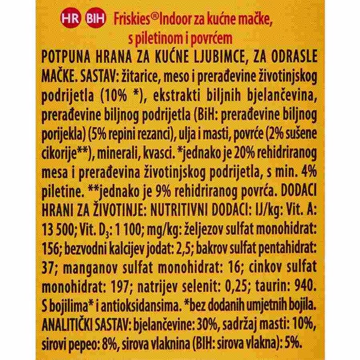 HRANA FRISKIES MAČKA INDOOR 300g