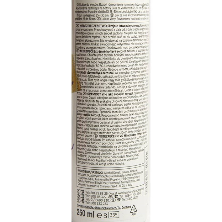 LAK ZA KOSU PANTENE VOLUMEN 250ml ORBICO