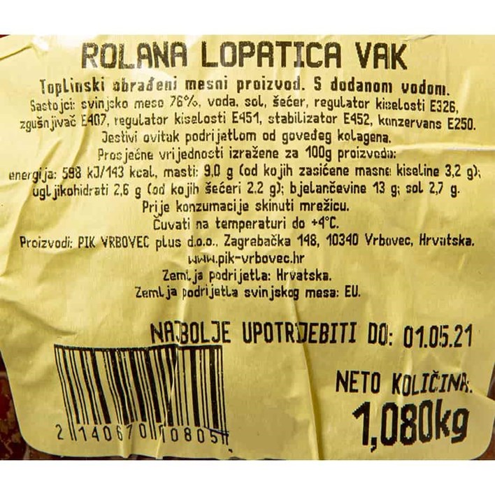 LOPATICA ROLANA VAKUM PIK