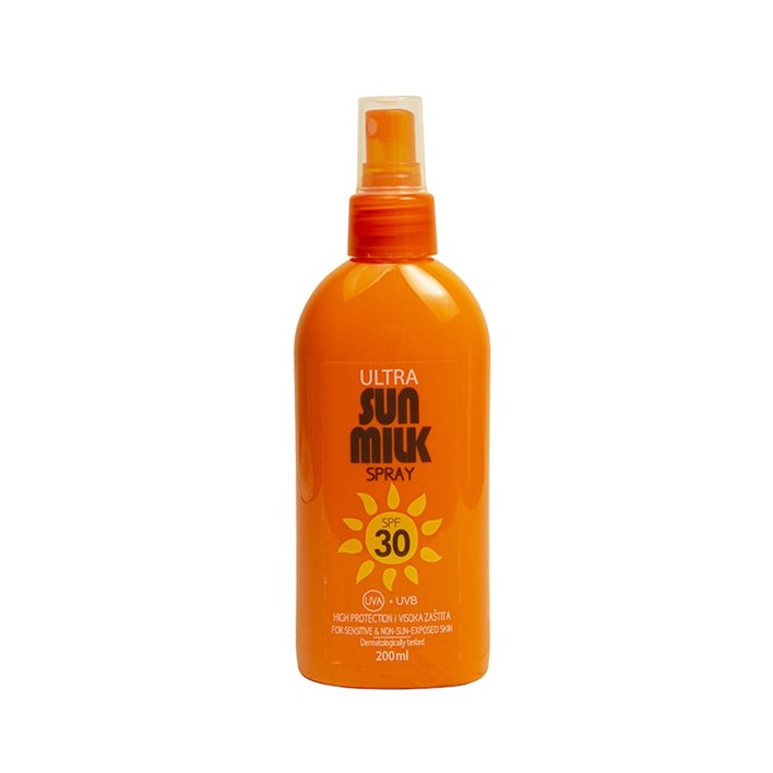 MLIJEKO ZA SUNČANJE SPF 30 200ml SPRAY ULTRA