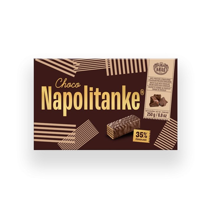 NAPOLITANKE ČOKOLADA 250g KRAŠ