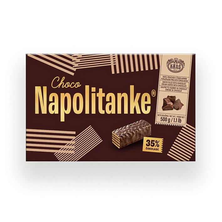 NAPOLITANKE ČOKOLADA 500g KRAŠ