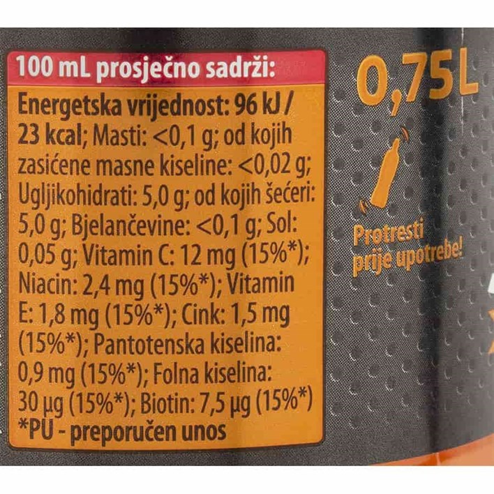 PRO SPORT IZOTONIK NARANČA 0,75l JAMNICA