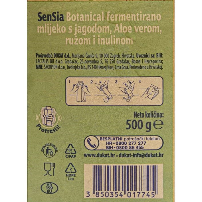 SENSIA FIBERS BOTANICAL RUŽA 500g DUKAT