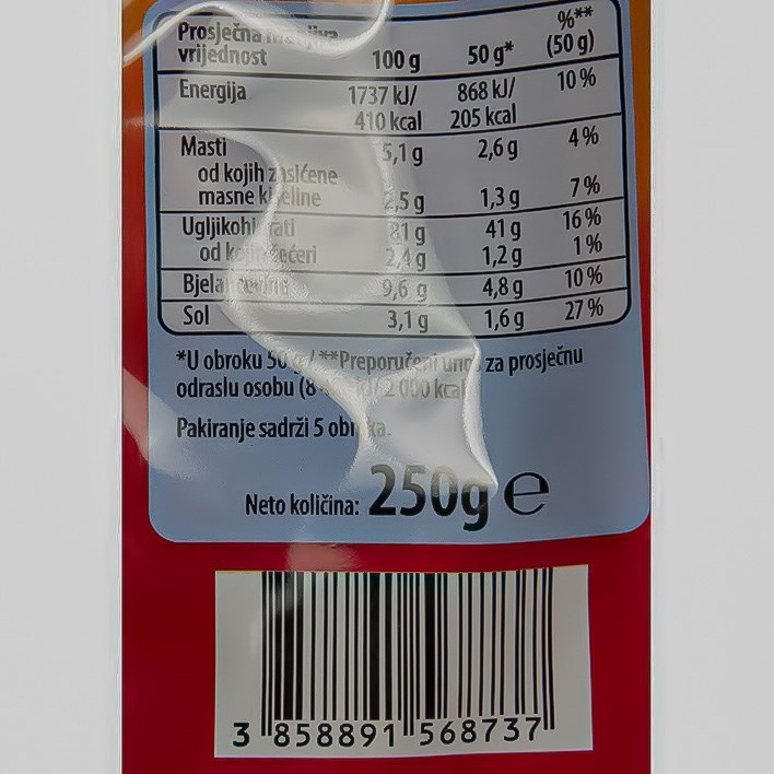 ŠTAPIĆI SLANI ULTRA SNACK 250g SAPONIA