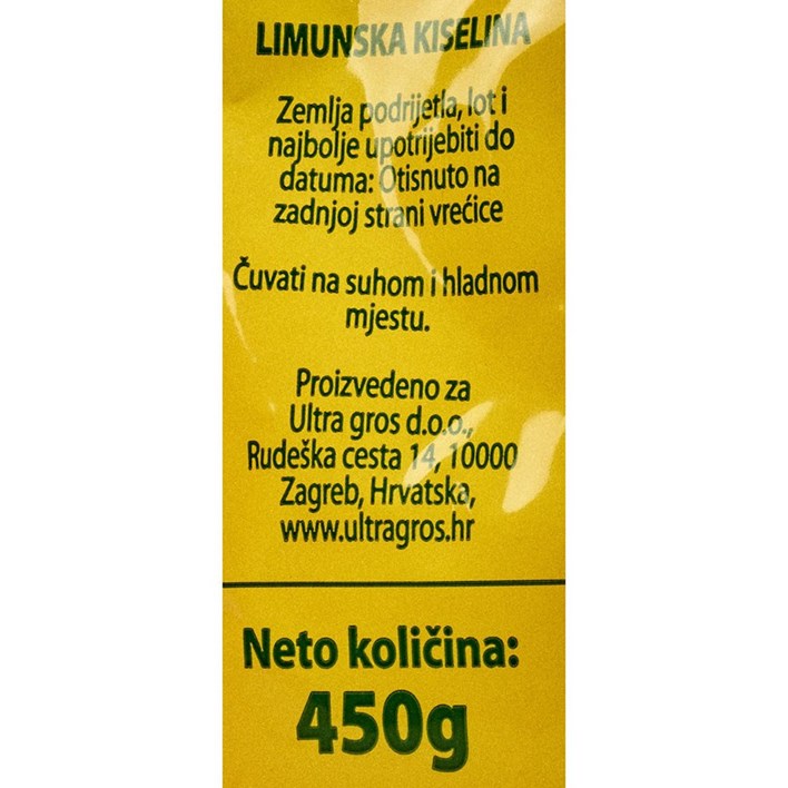 LIMUNSKA KISELINA 450g ŠAFRAM ULTRA