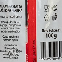 PAPRIKA MLJEVENA SLATKA 100g ŠAFRAM ULTRA