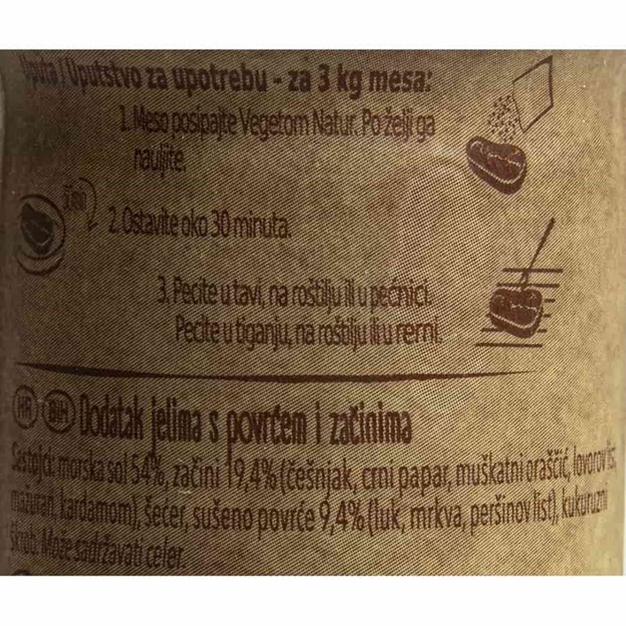 VEGETA NATUR GRILL CLASSIC POSIPAČ 80g PODRAVKA