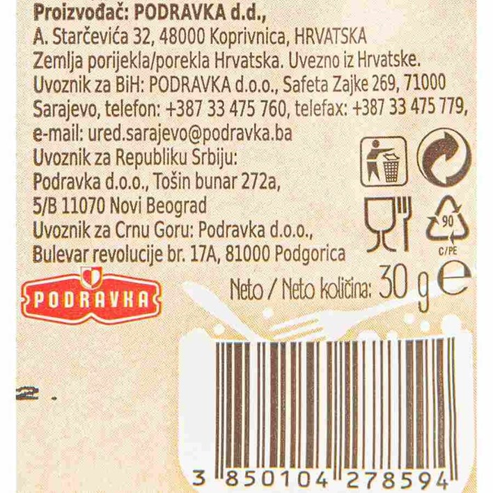 VEGETA NATUR PILETINA 30g PODRAVKA