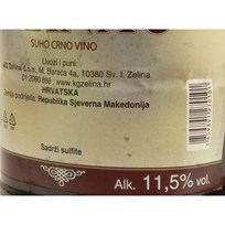 VINO CRNO VRANAC 2l PVC